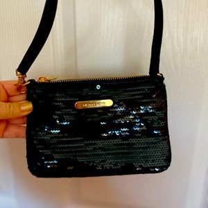 Michael Kors sequin black evening bag